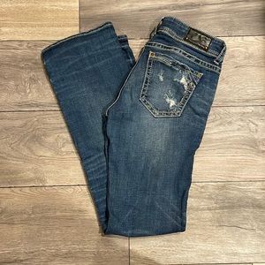 Buckle Black Bootcut jeans